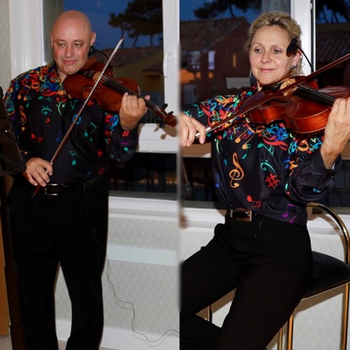 Duo de violons - Farandole annuaire des spectacles pour maisons de retraite - animations musicales adaptes aux ehpad